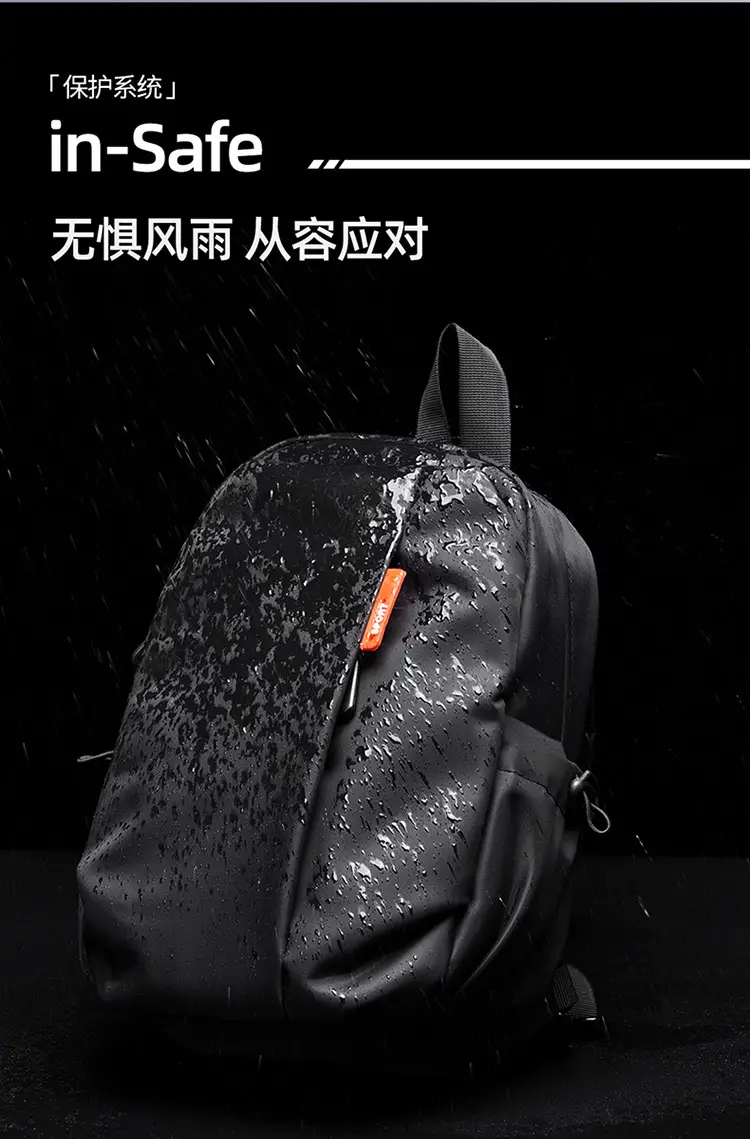 Men's Black Multi-Use Shoulder Bag for Travel & Daily Use — feature 4