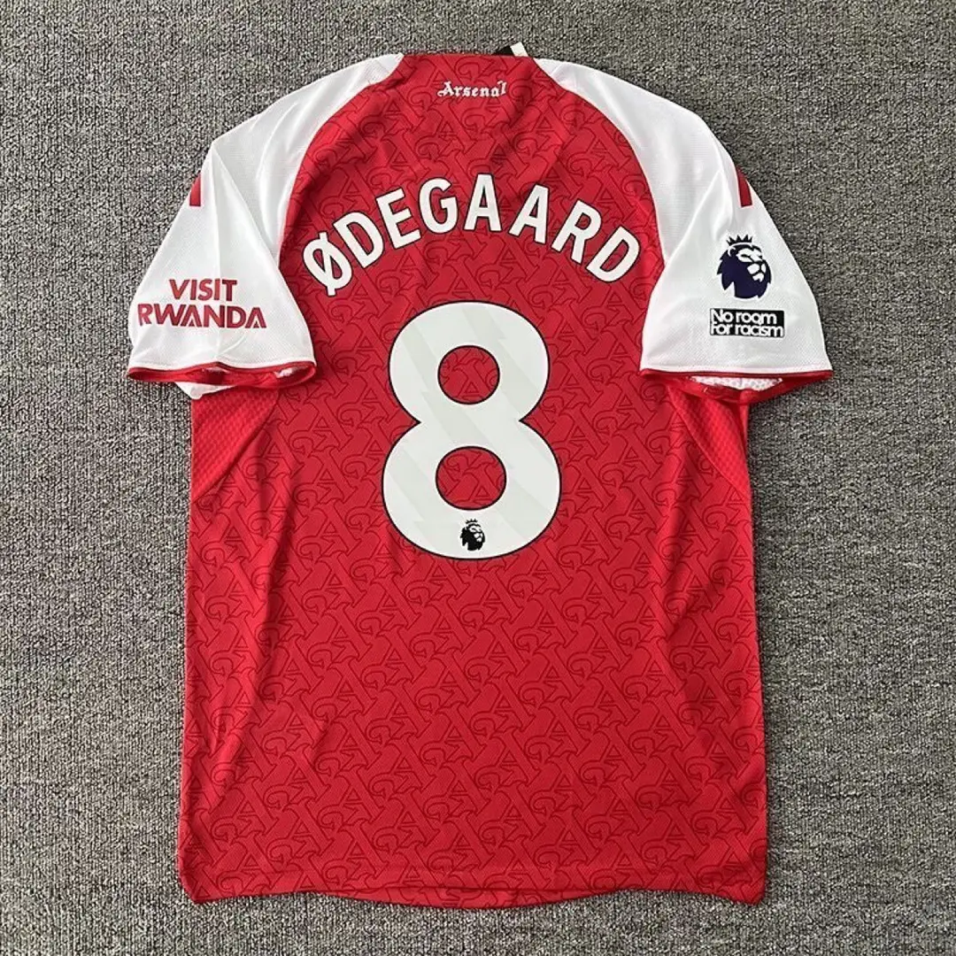 2526 Arsenal Jersey Home Fan Short-Sleeve Edegaard Match Football Uniform Set Men's Breathable Football Shirt — feature 6