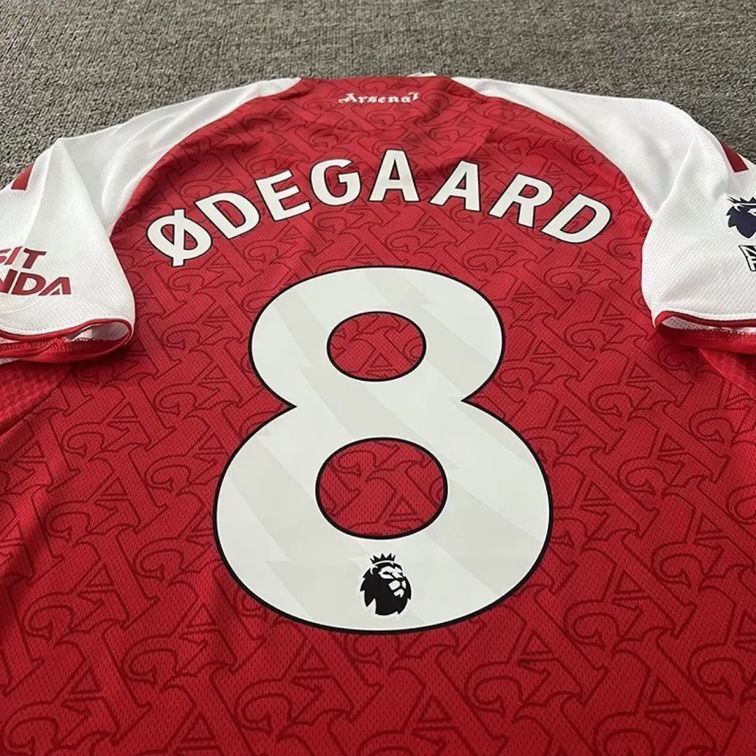 2526 Arsenal Jersey Home Fan Short-Sleeve Edegaard Match Football Uniform Set Men's Breathable Football Shirt — feature 9