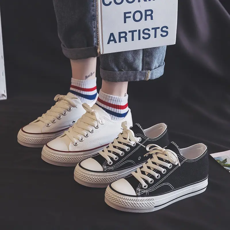 Women Canvas Sneakers 2025 Inner Height 5cm - Image 6