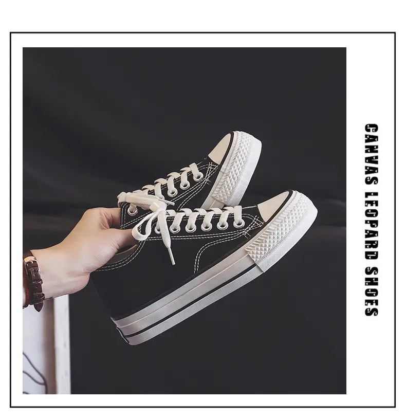 Women Canvas Sneakers 2025 Inner Height 5cm — feature 5