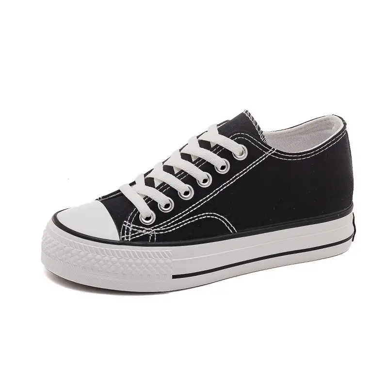 Women Canvas Sneakers 2025 Inner Height 5cm - Image 2
