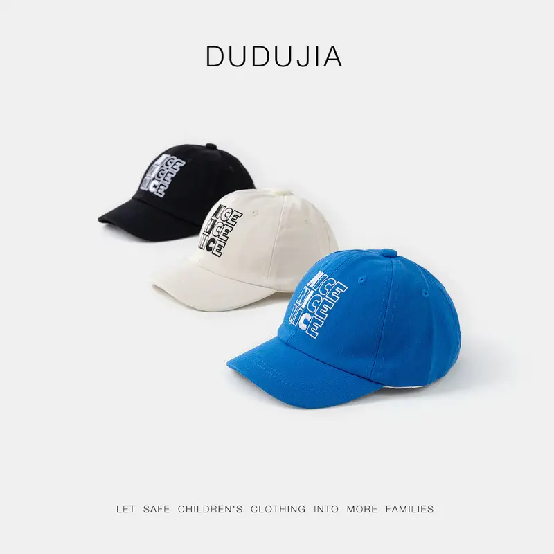 Blue "Nice Nice" Kids Cap Spring Style - Image 4