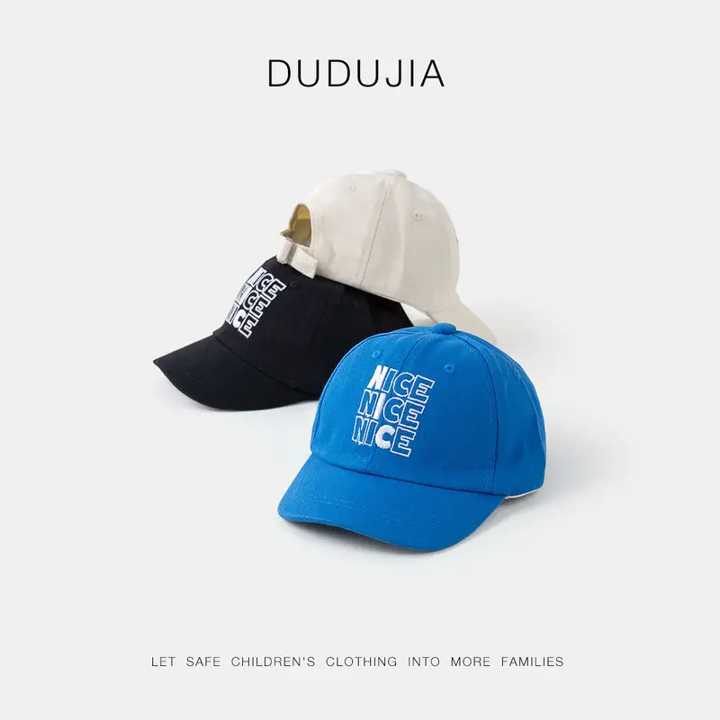 Blue "Nice Nice" Kids Cap Spring Style - Image 5