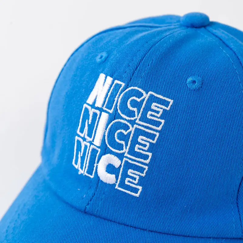 Blue "Nice Nice" Kids Cap Spring Style - Image 6