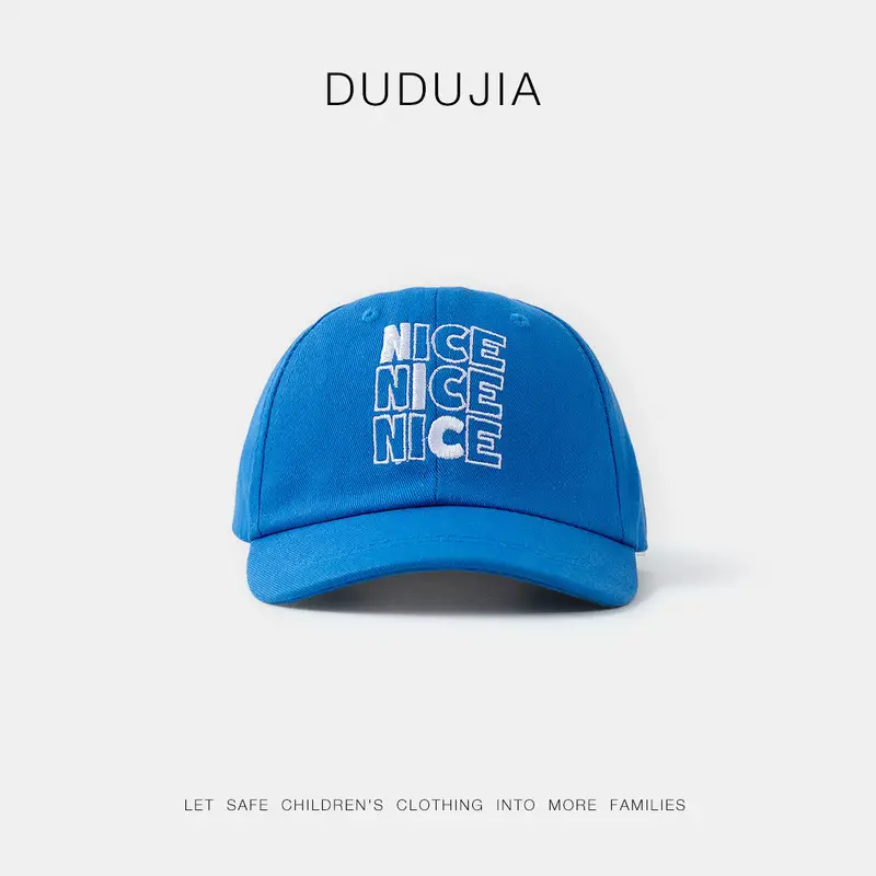 Blue "Nice Nice" Kids Cap Spring Style - Image 2