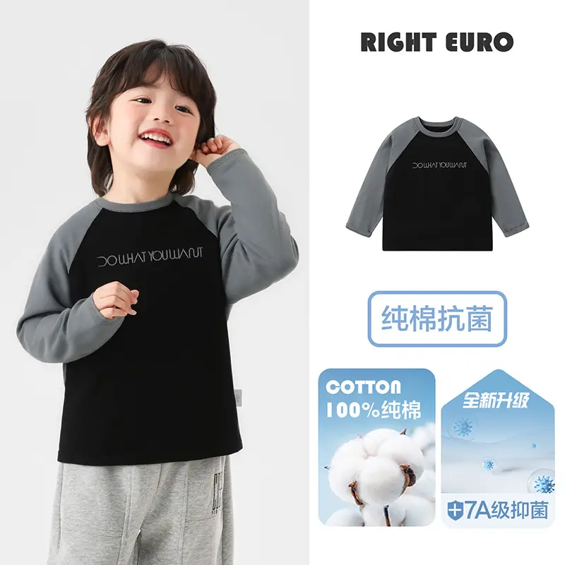 Right European Boys Cotton Long Sleeve T-Shirt Spring Autumn Kids - Image 6