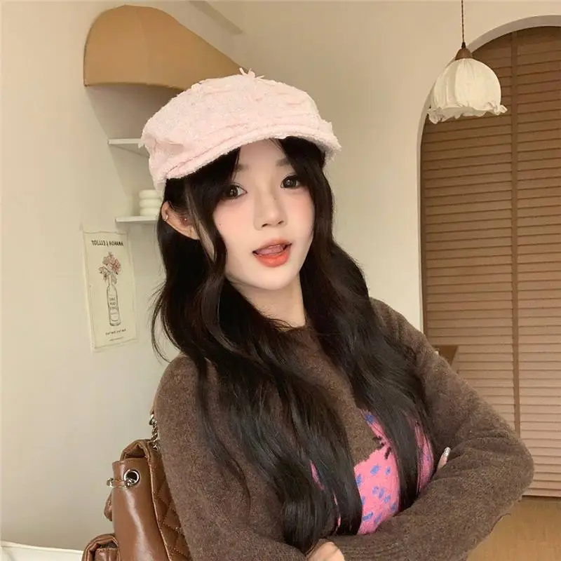 Early Autumn Small Fragrant Flower Forward Hat Women - Image 5