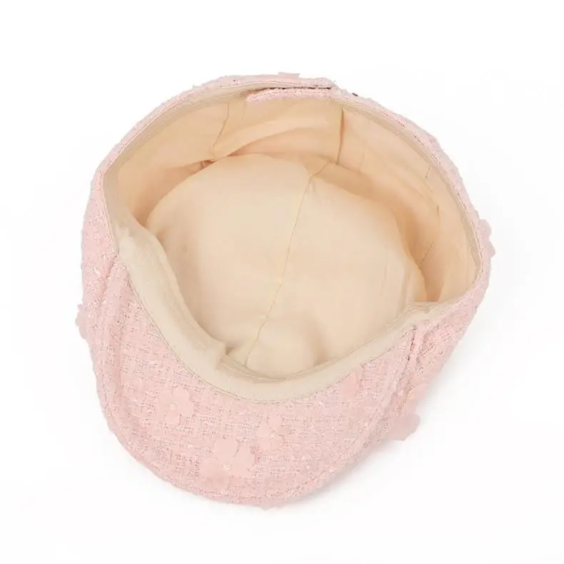 Early Autumn Small Fragrant Flower Forward Hat Women — feature 4