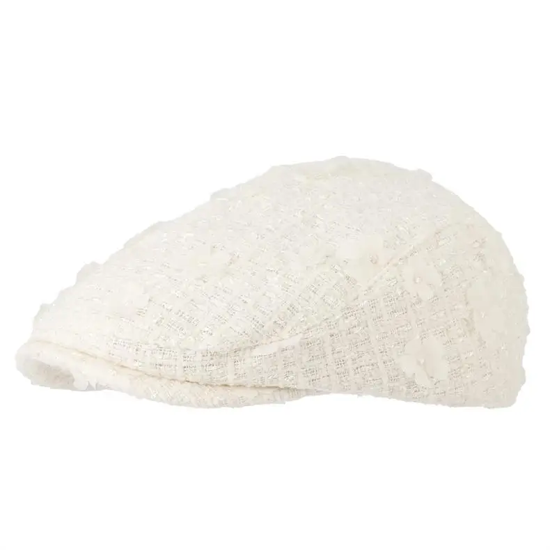 Early Autumn Small Fragrant Flower Forward Hat Women — feature 7