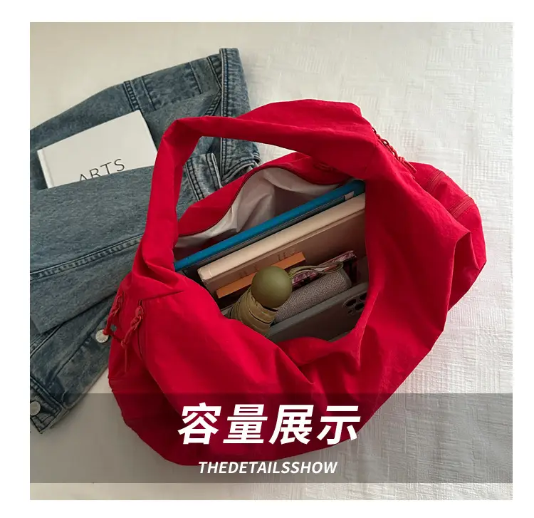 Large Capacity Lazy Style Shoulder Bag for Women — feature 5
