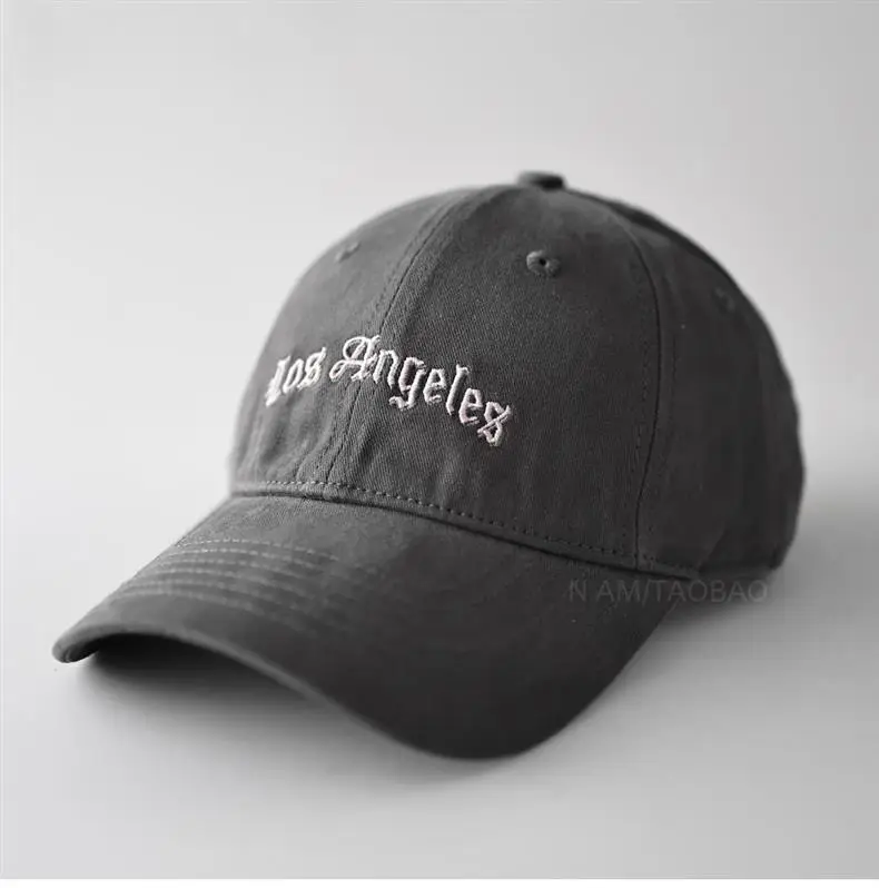 Men Black Korean Style Baseball Cap with Letter Embroidery — feature 3
