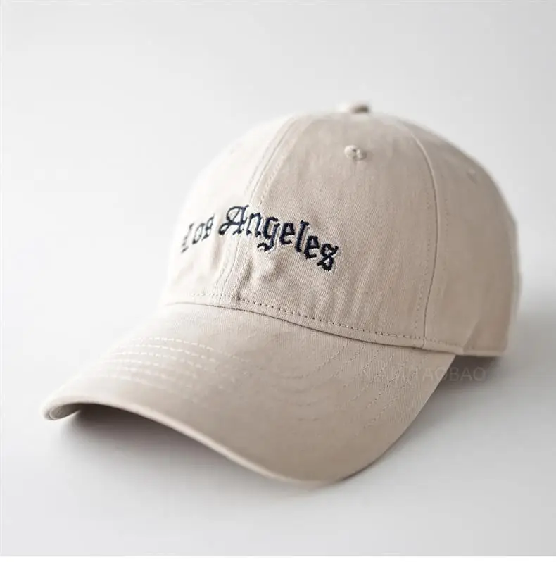 Men Black Korean Style Baseball Cap with Letter Embroidery — feature 4