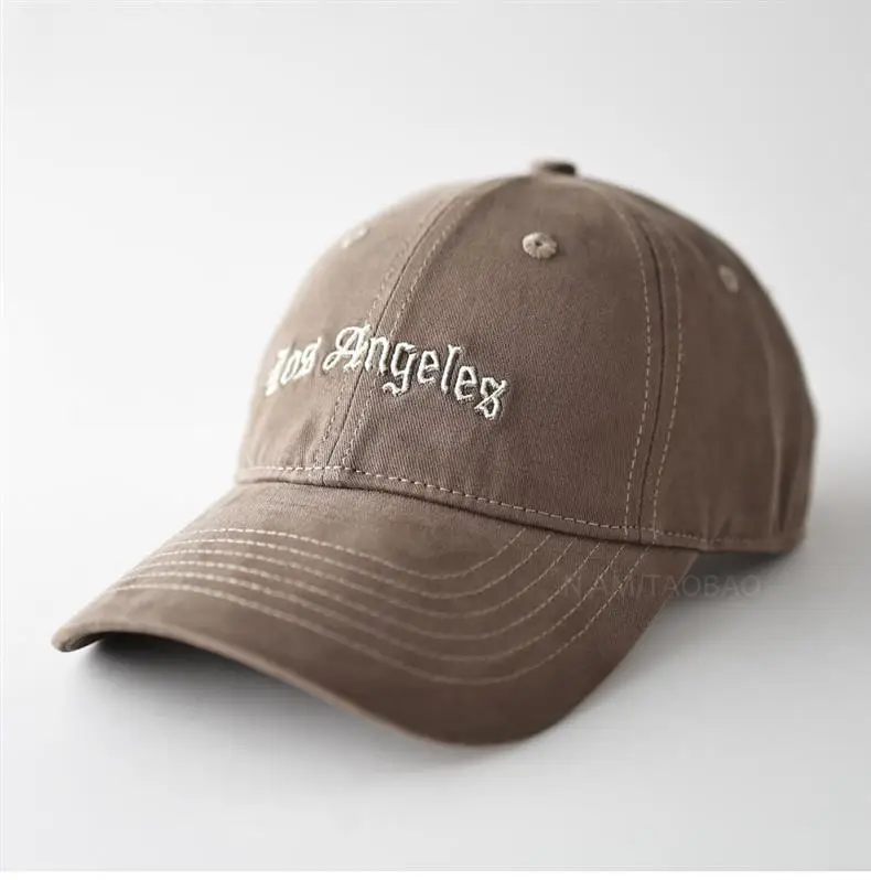 Men Black Korean Style Baseball Cap with Letter Embroidery — feature 5