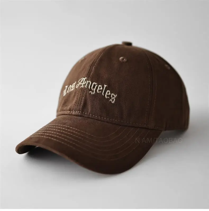 Men Black Korean Style Baseball Cap with Letter Embroidery — feature 8