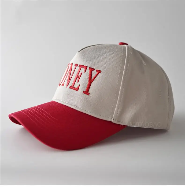 Honey Lettered Baseball Cap Pink Grey — feature 9