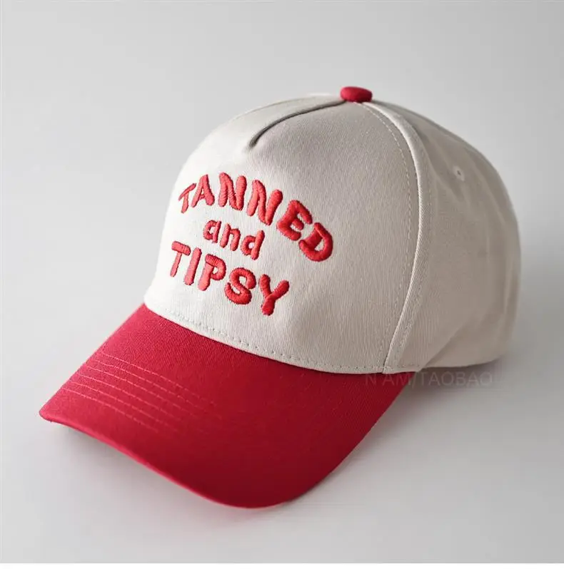 Tanned & Tipsy Unisex Cap Pink Beige — feature 10