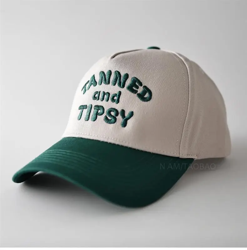 Tanned & Tipsy Unisex Cap Pink Beige — feature 3