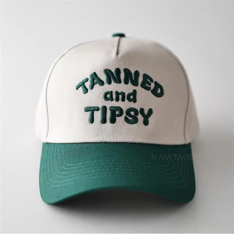 Tanned & Tipsy Unisex Cap Pink Beige — feature 6