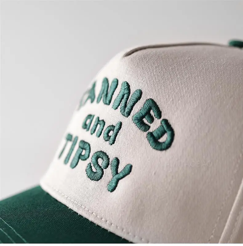 Tanned & Tipsy Unisex Cap Pink Beige — feature 9