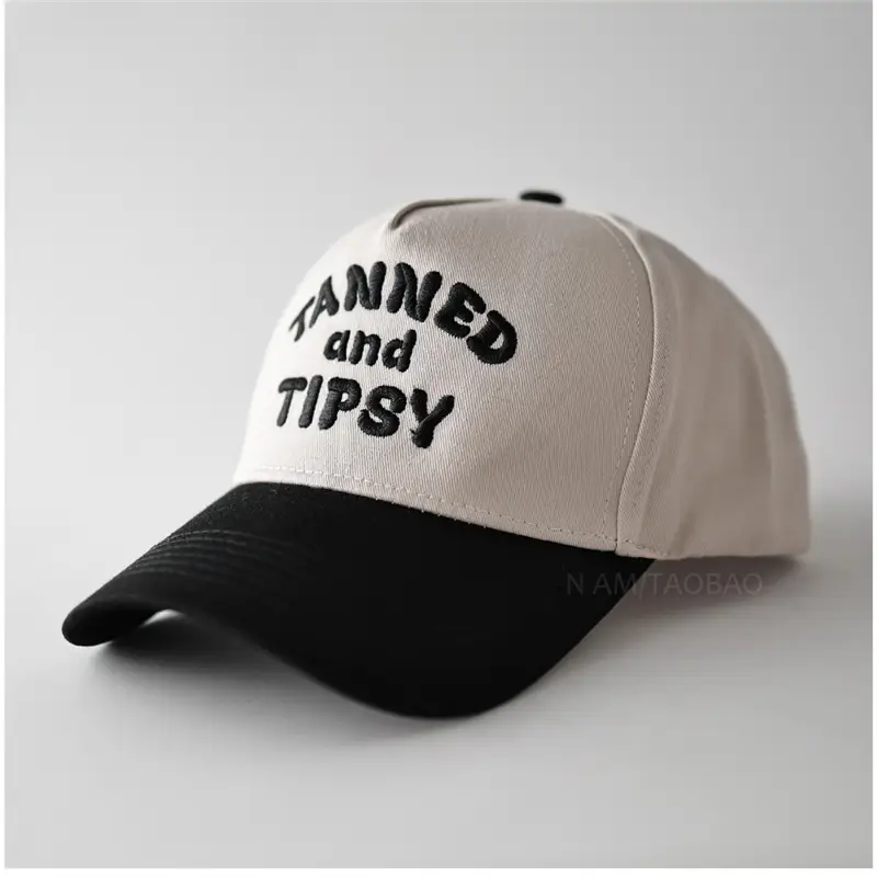 Tanned & Tipsy Unisex Cap Pink Beige - Image 4