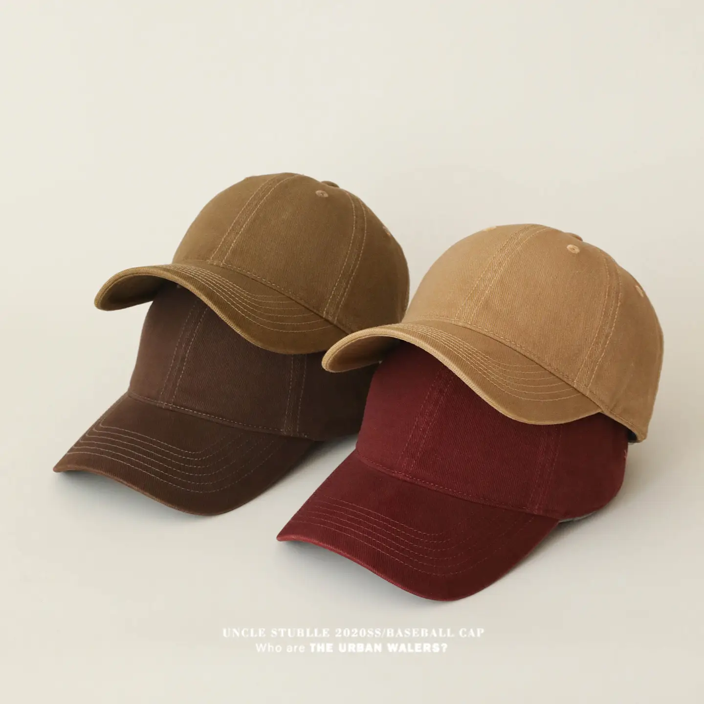 Stubble Blue Baseball Cap for Men Women Pure Cotton — feature 14