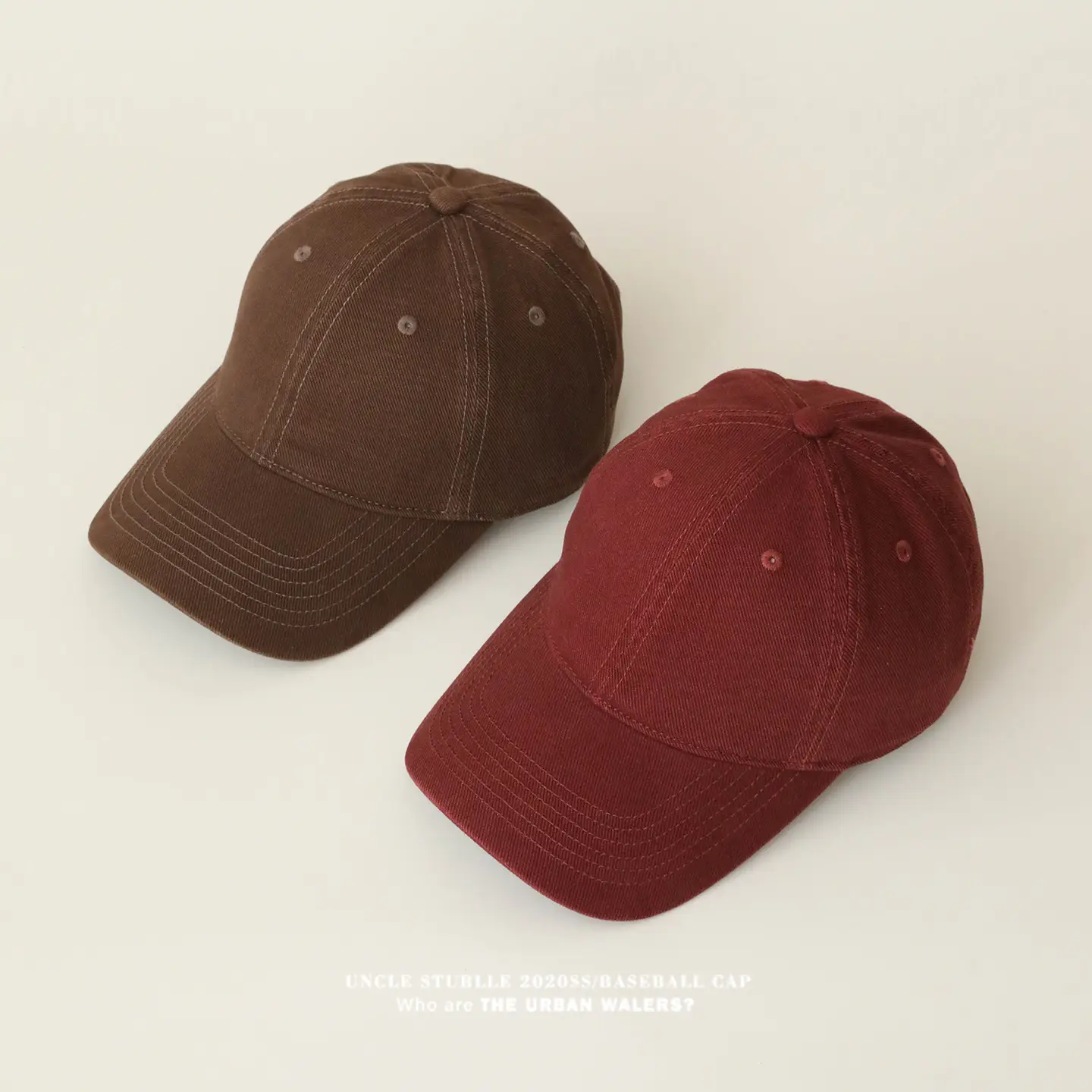 Stubble Blue Baseball Cap for Men Women Pure Cotton — feature 15