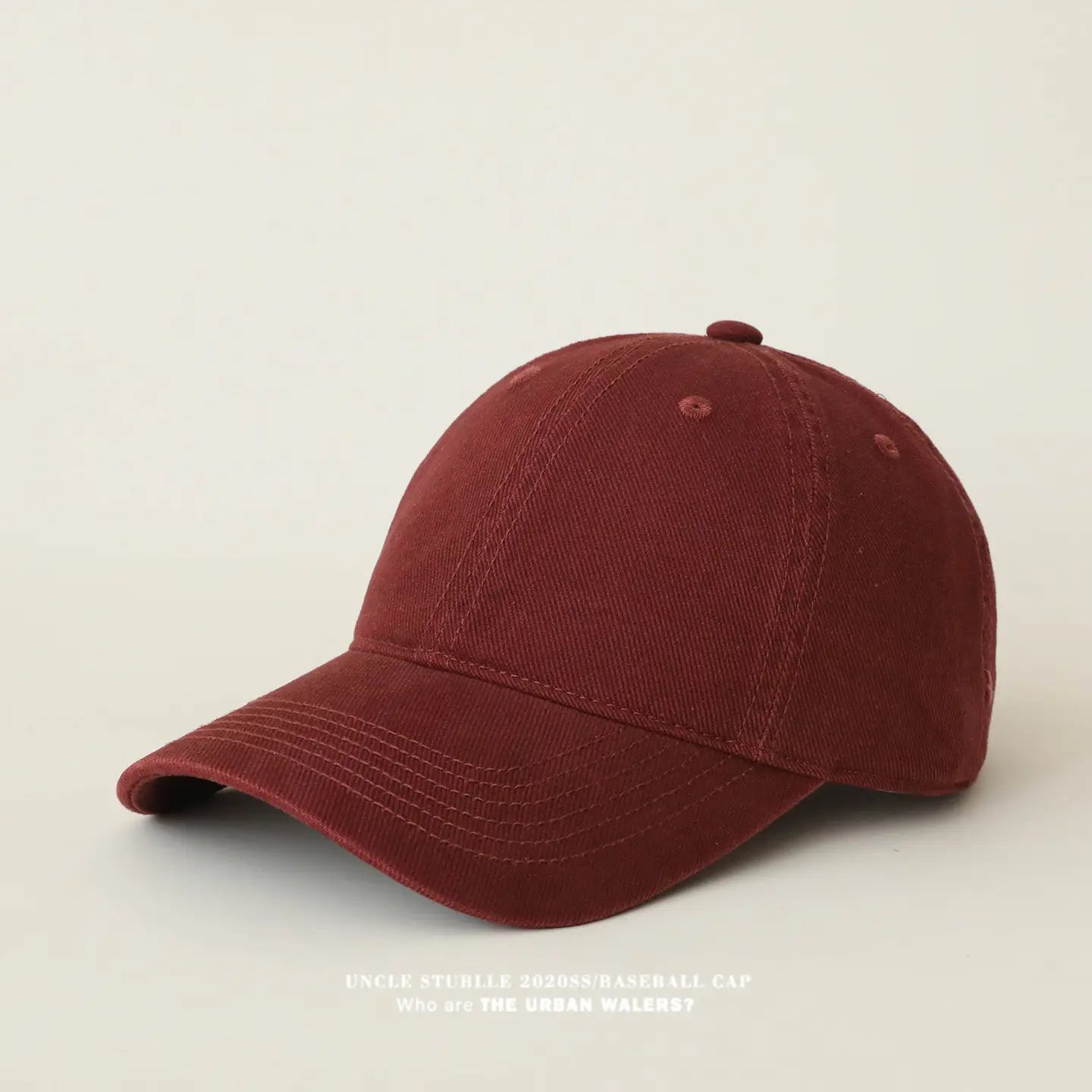 Stubble Blue Baseball Cap for Men Women Pure Cotton — feature 16