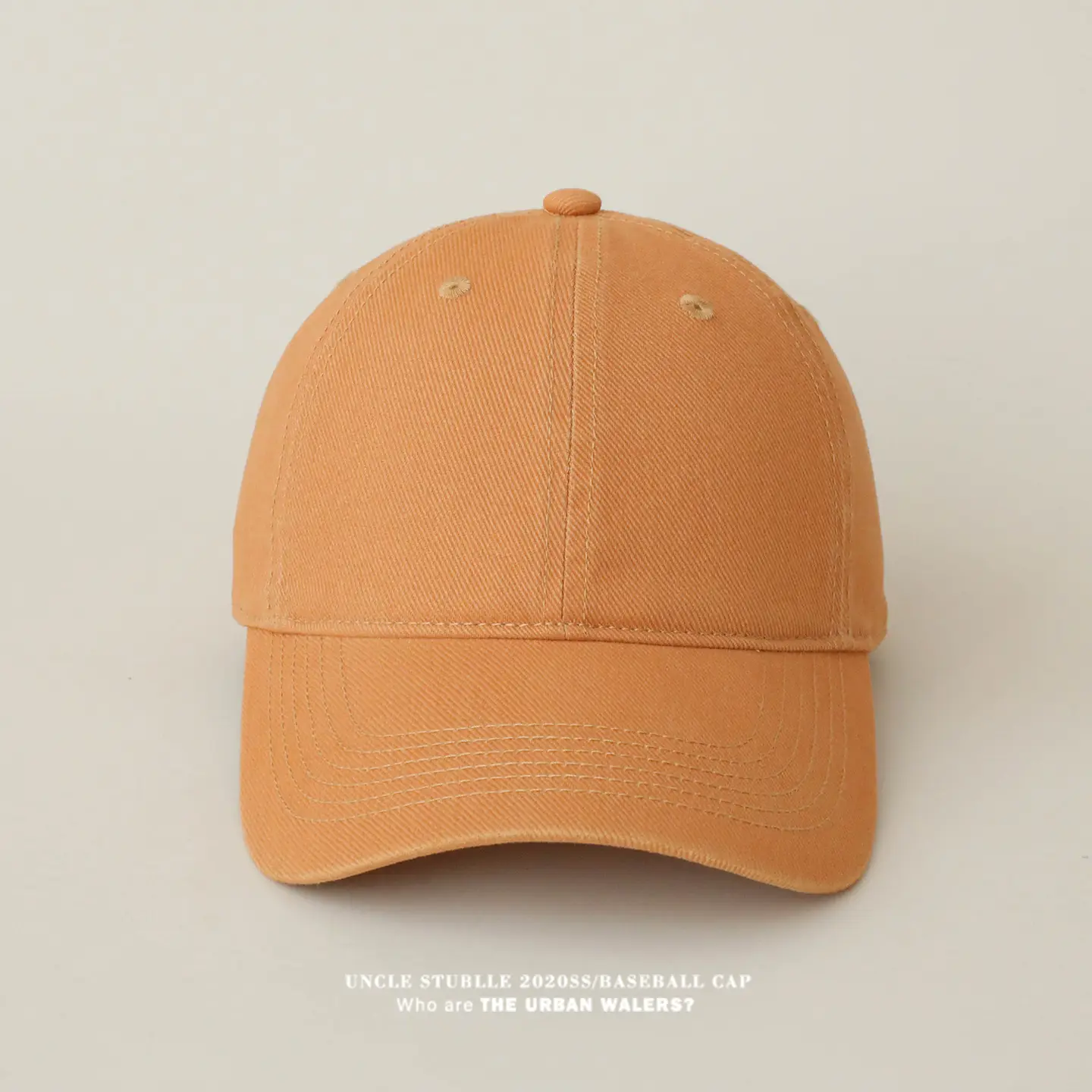 Stubble Blue Baseball Cap for Men Women Pure Cotton — feature 21