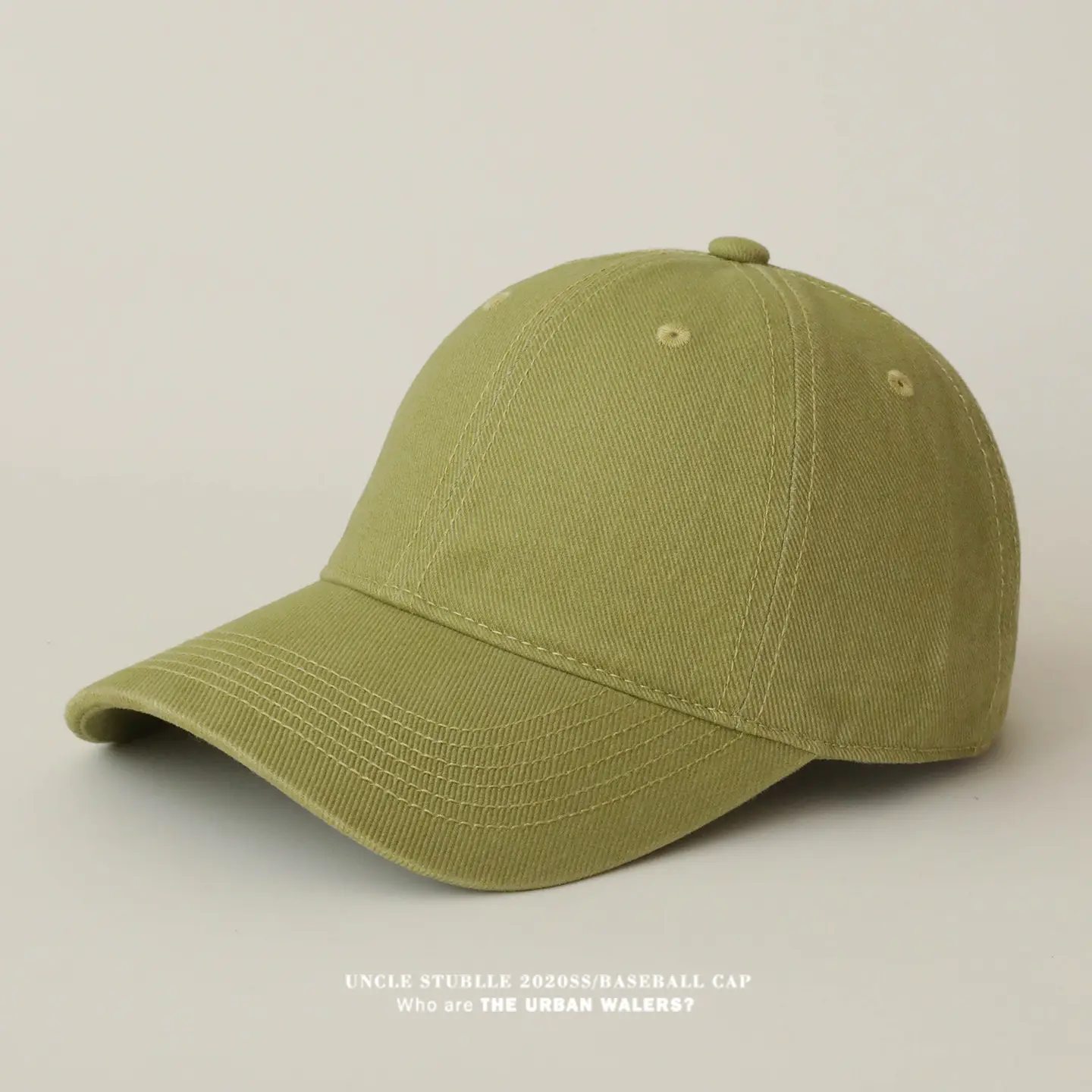 Stubble Blue Baseball Cap for Men Women Pure Cotton — feature 22