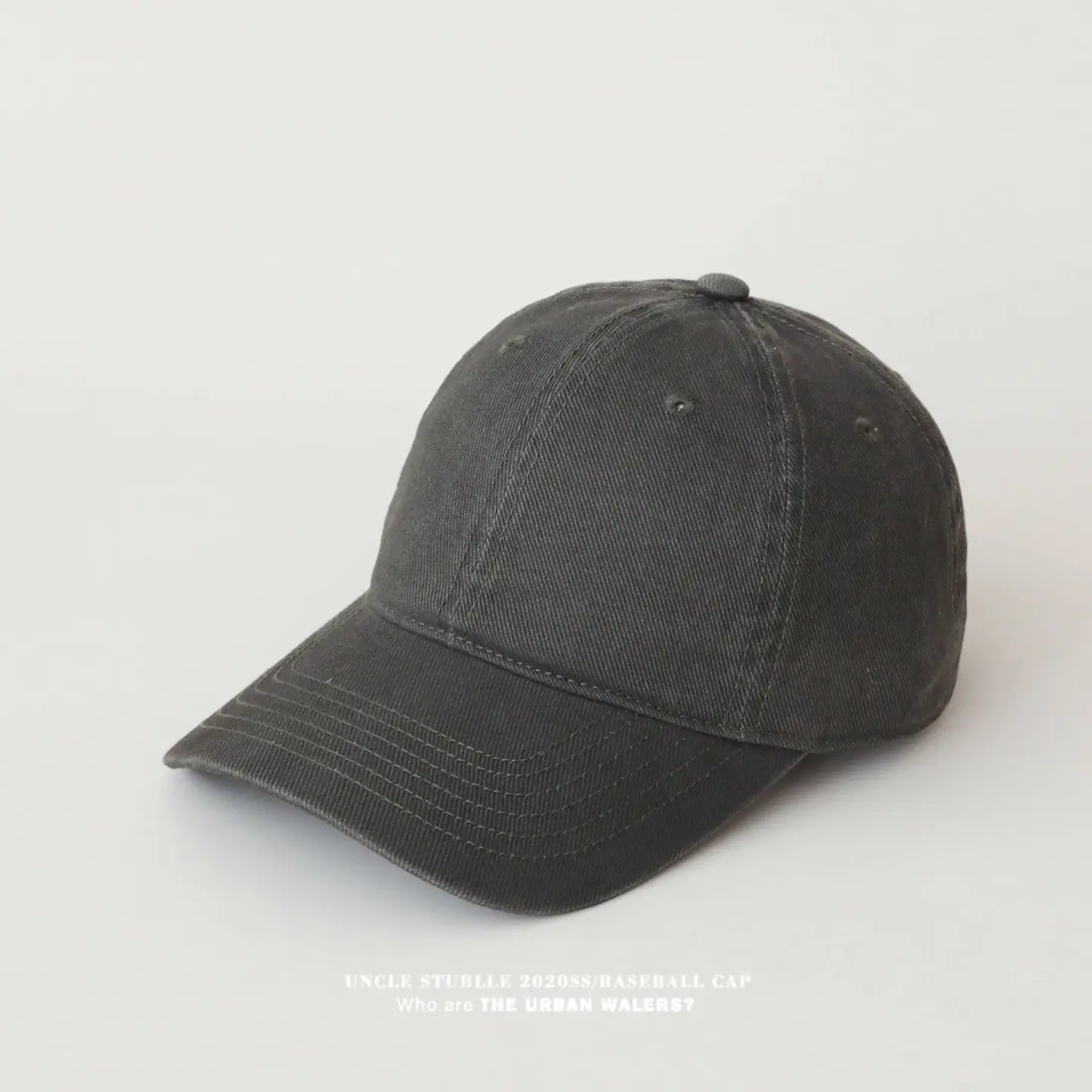 Stubble Blue Baseball Cap for Men Women Pure Cotton — feature 29