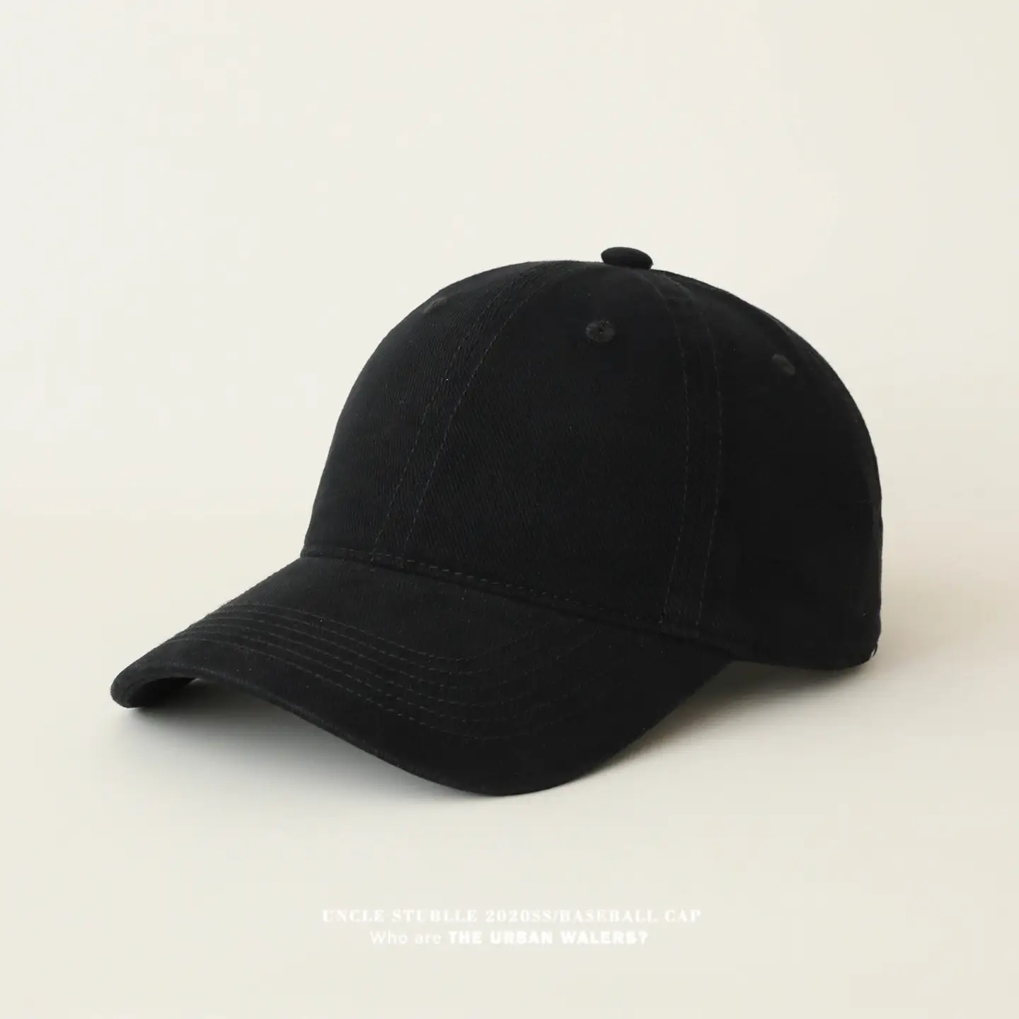 Stubble Blue Baseball Cap for Men Women Pure Cotton — feature 30