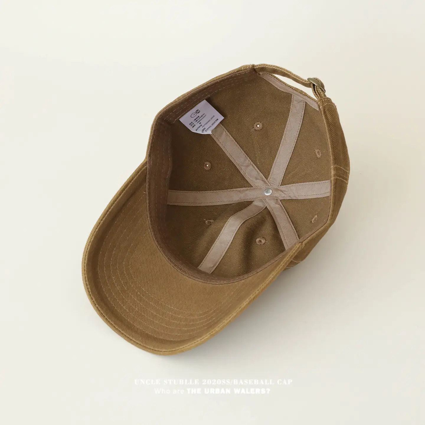 Stubble Blue Baseball Cap for Men Women Pure Cotton — feature 8