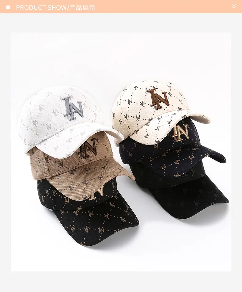 2025 Korean Style Embroidered Duckbill Cap Unisex — feature 16