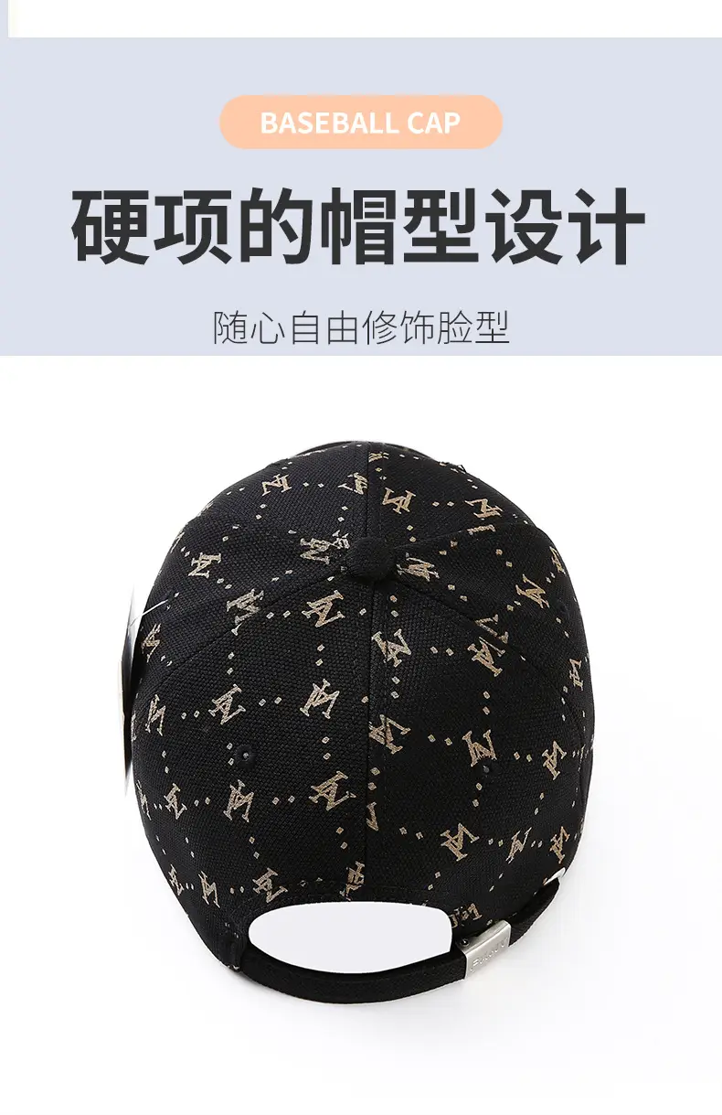 2025 Korean Style Embroidered Duckbill Cap Unisex — feature 7
