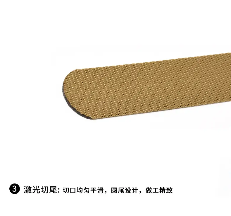 Men's Stretch Automatic Belt Gray Nylon Outdoor Casual — feature 12