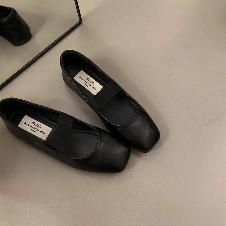 Red Leather Mary Jane Flats for Women 2025 Autumn — feature 12