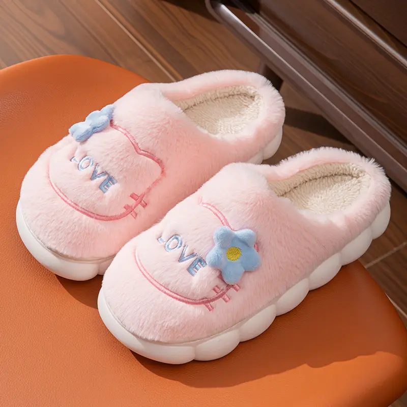Winter Cartoon Fleece Slippers for Women - Image 5