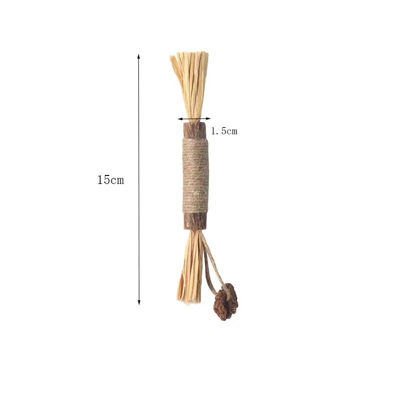 Catnip Chew Stick for Cats, Self-Entertaining Cat Toy, Catnip Ball, Durable Pet Cat Teaser Stick