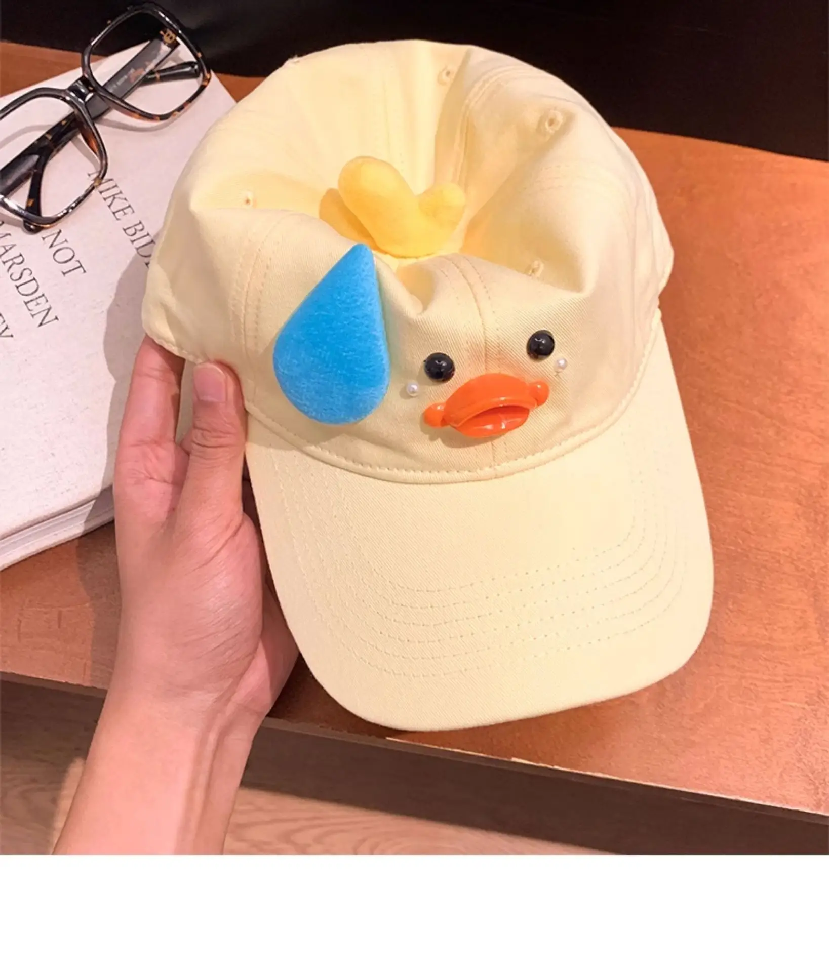 Cute Yellow Duck Baseball Cap for Women — feature 10