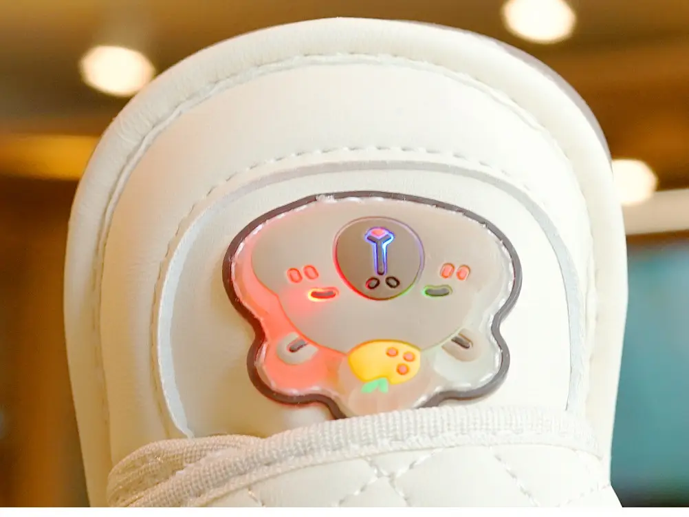 Beginner Baby Shoes White Soft Sole 1-2Yrs — feature 1