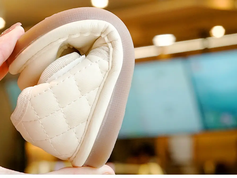 Beginner Baby Shoes White Soft Sole 1-2Yrs — feature 2