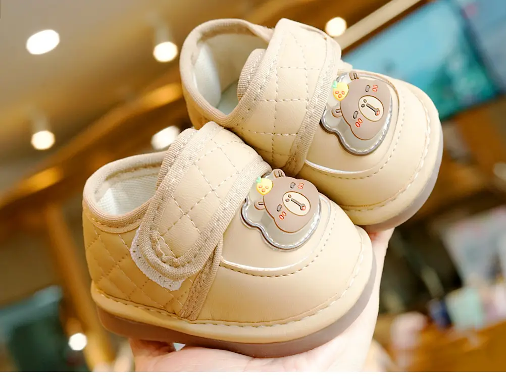 Beginner Baby Shoes White Soft Sole 1-2Yrs — feature 8