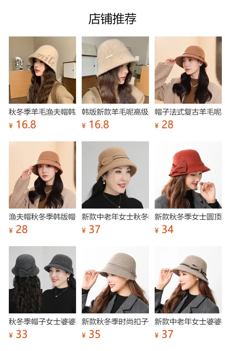 Women Wool Hat Autumn Winter High End Bow Elegant Retro Small Fragrant Duck Tongue Hat — feature 2