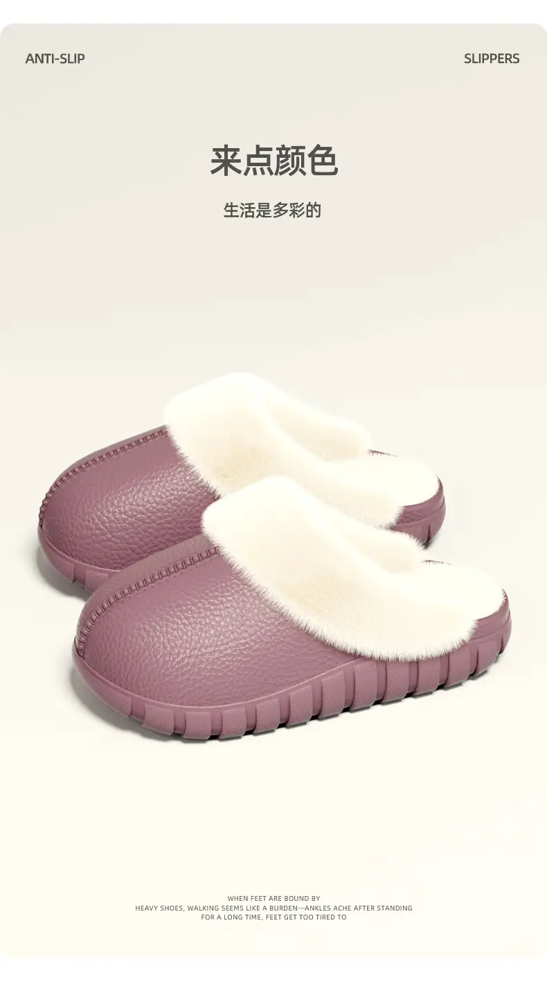 Women's Cotton Warm Slippers for Home Winter — feature 7