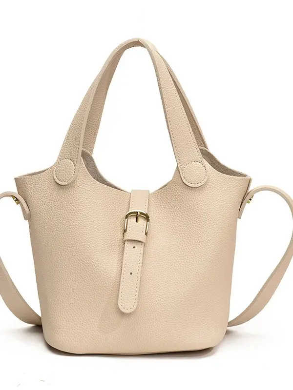 Brown Crossbody Shoulder Bag Large Capacity Leather - Image 10