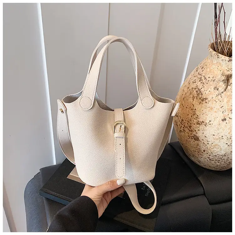 Brown Crossbody Shoulder Bag Large Capacity Leather - Image 5