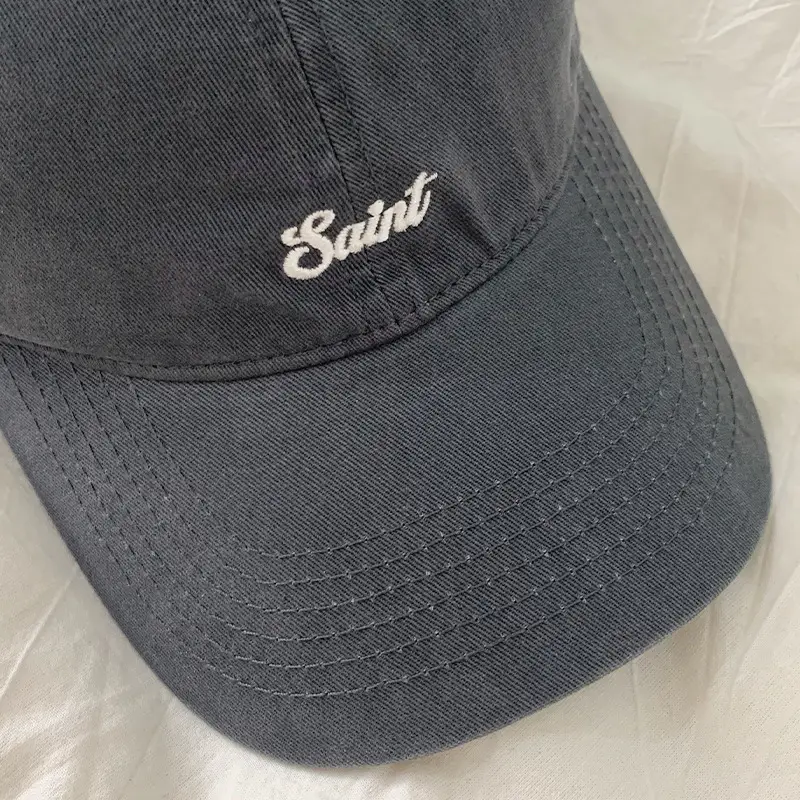 Women Cotton Letter Embroidery Baseball Cap Autumn Pink — feature 6