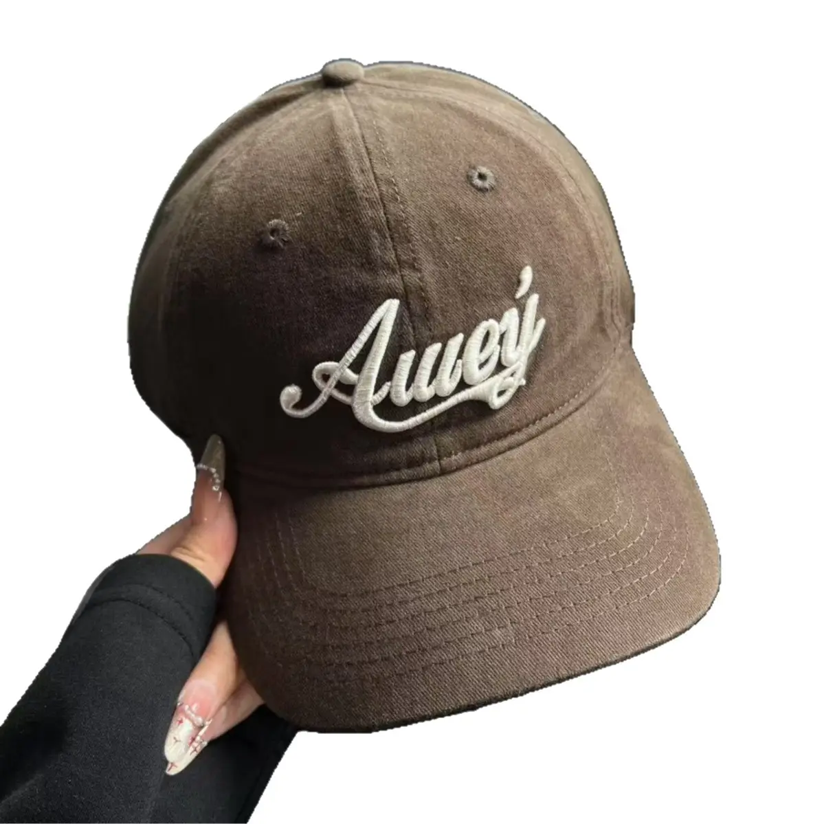 Women American Street Letter Embroidered Pink Baseball Cap - Image 12
