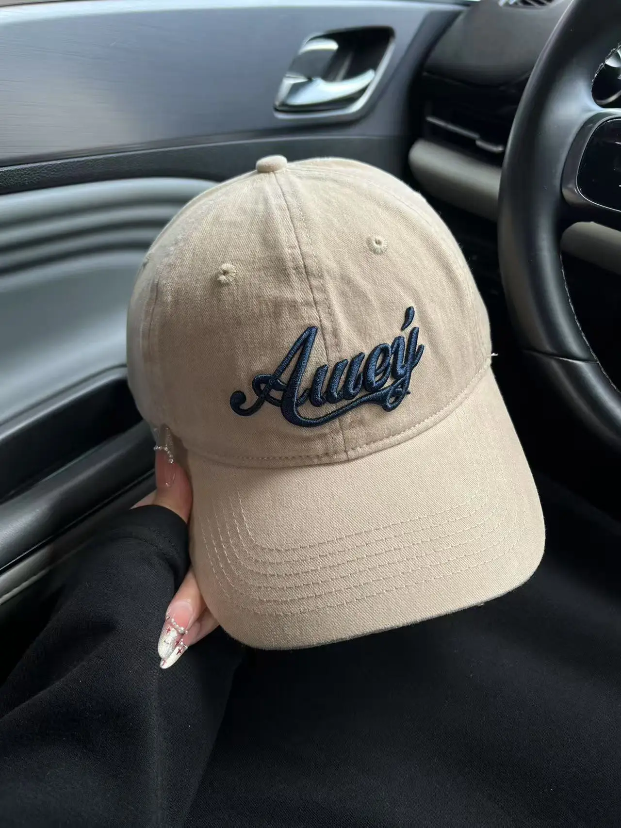 Women American Street Letter Embroidered Pink Baseball Cap — feature 6